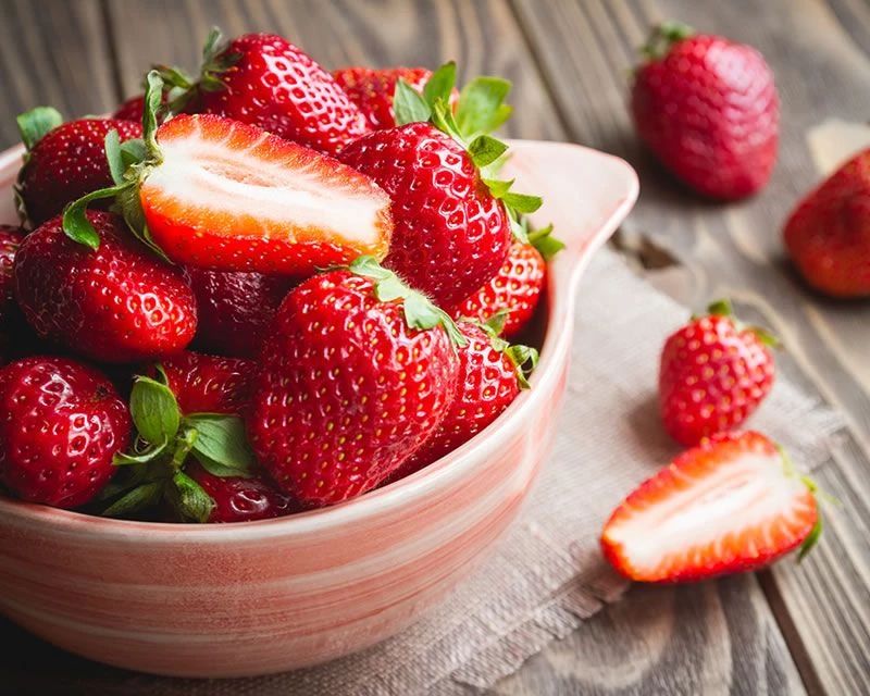 Strawberry consumption has many benefits